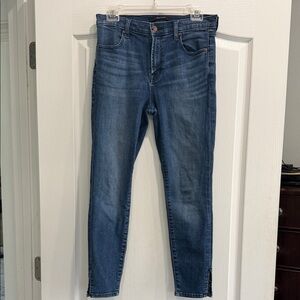 JBRAND Alana High-Rise Cropped Skinny Jean size 28
